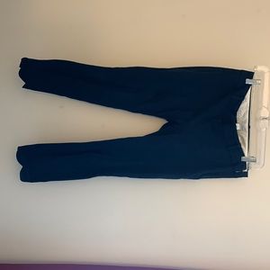 Scalloped bottom zip side  jcrew dress pants size 6 NAVY